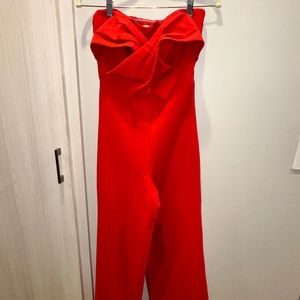 DO+BE Red Strapless jumper